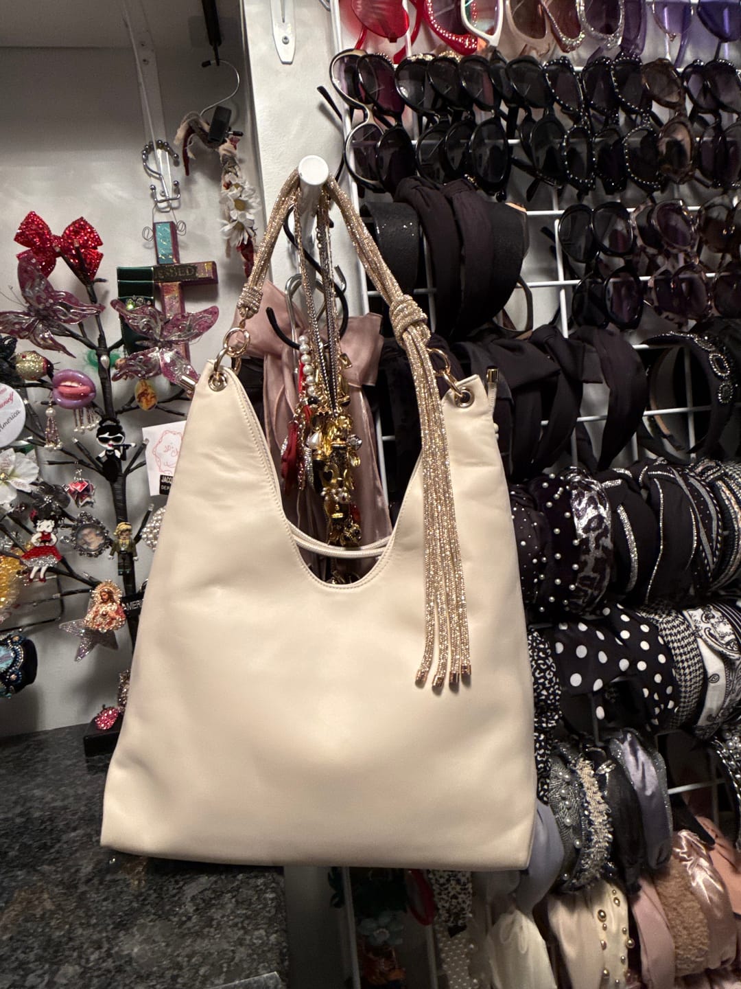 Customer photo review of ORI Hobo Bag - Off White