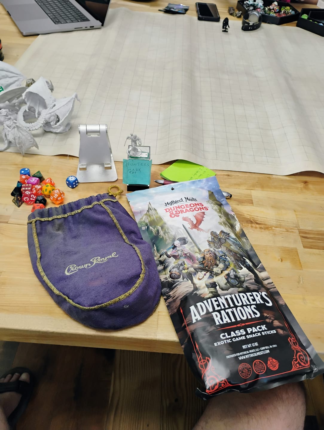 Customer photo review of DUNGEONS & DRAGONS Snack Sticks Variety Pack - Pack of 12 1 OZ. Exotic Game Snack Sticks
