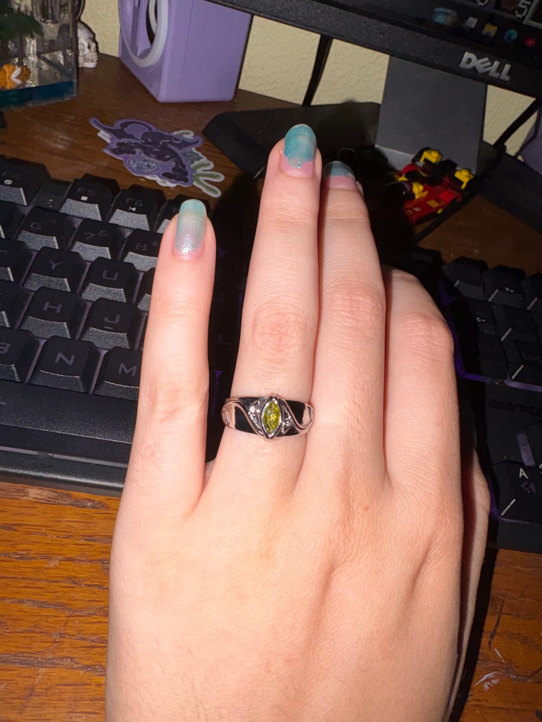 Customer photo review of BIRTHSTONE RINGS