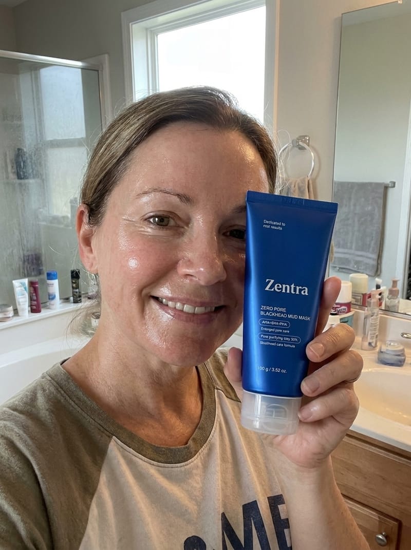 Customer photo review of mud mask