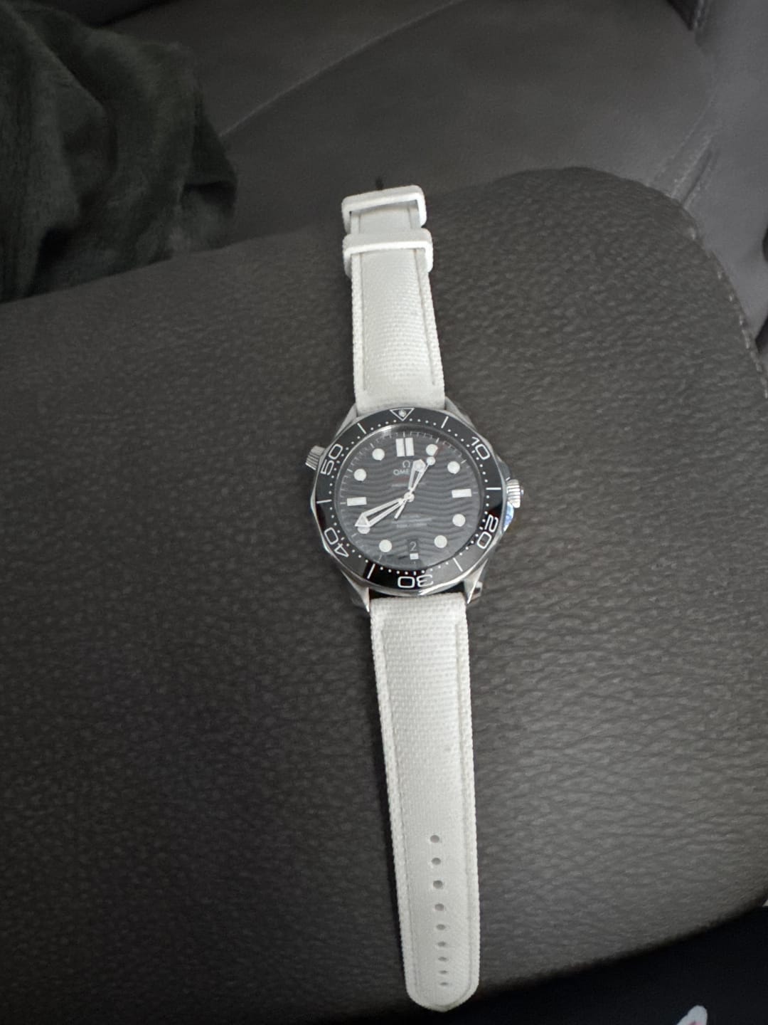 Customer photo review of Sailcloth Rubber Buckle - White/White