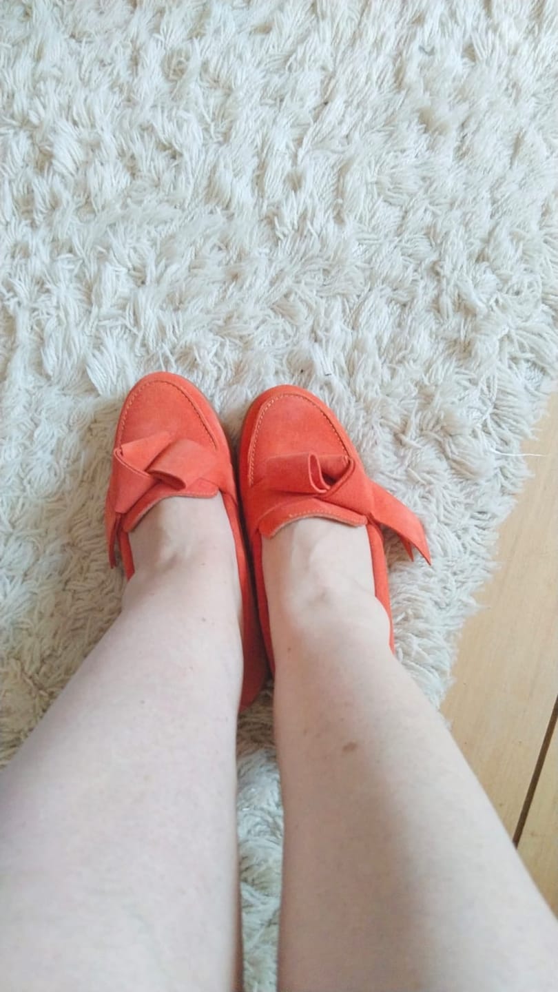 Customer photo review of Mocasin Mujer / Vallarta Naranjo
