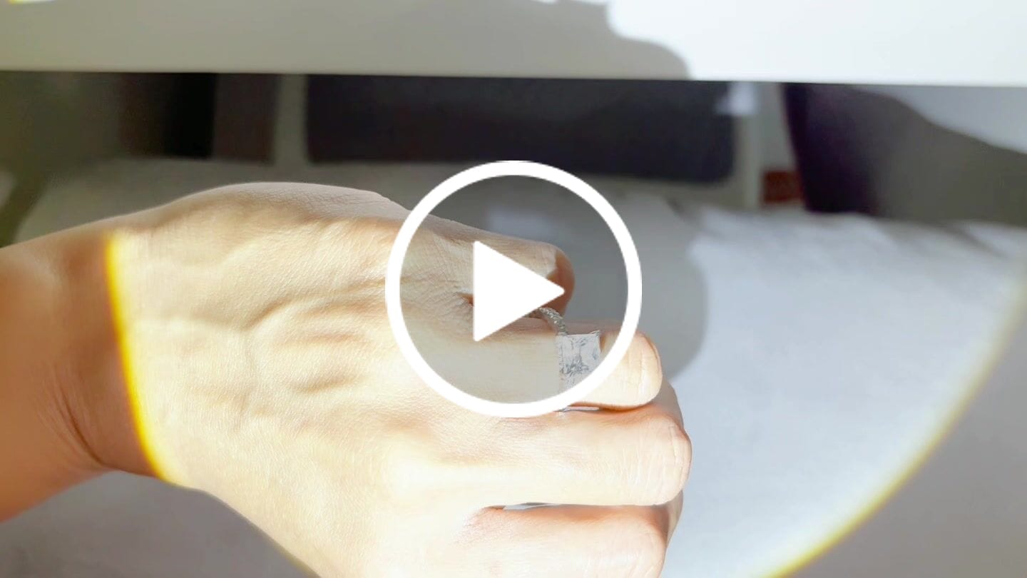 Customer video review of Rodiffy Moissanite 2.0 Ct ～3.0 Ct Square Princess Cut Bridal Ring