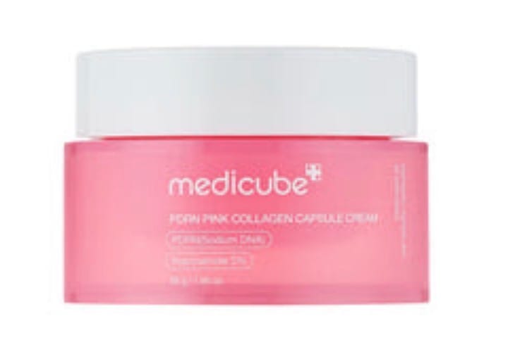 Customer photo review of Kapsulu liftinga krēms ādas tvirtumam Medicube PDRN Pink Collagen Capsule Cream