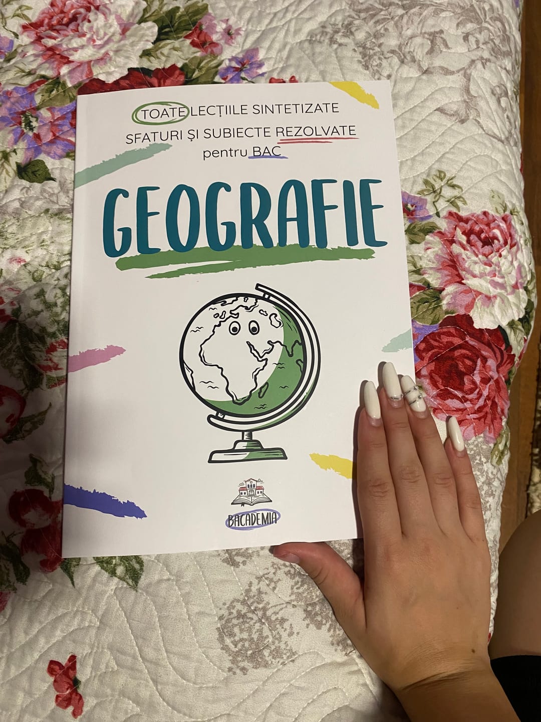 Customer photo review of Carte Geografie Bacalaureat Bacademia