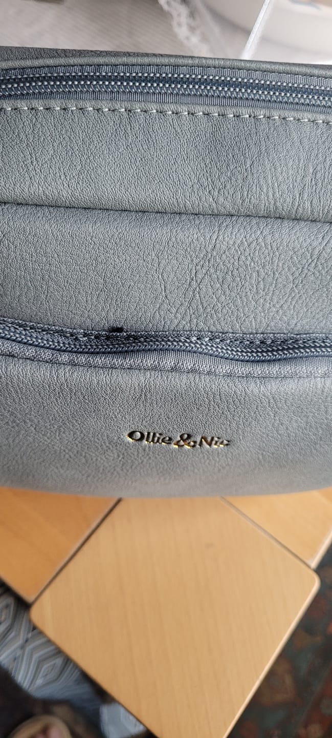 Customer photo review of Doyle Crossbody - Duck Egg