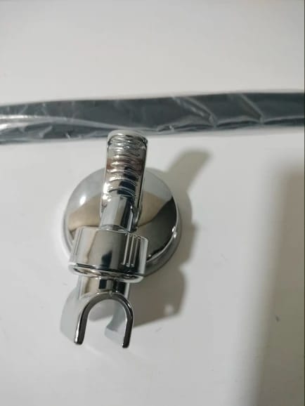 Customer photo review of Adjustable Suction Cup Shower Head Holder (No Drill)