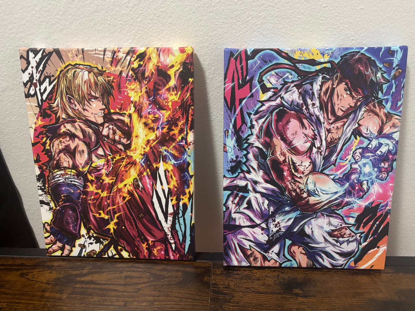 Customer photo review of Ryu Street Fighter Wall Art