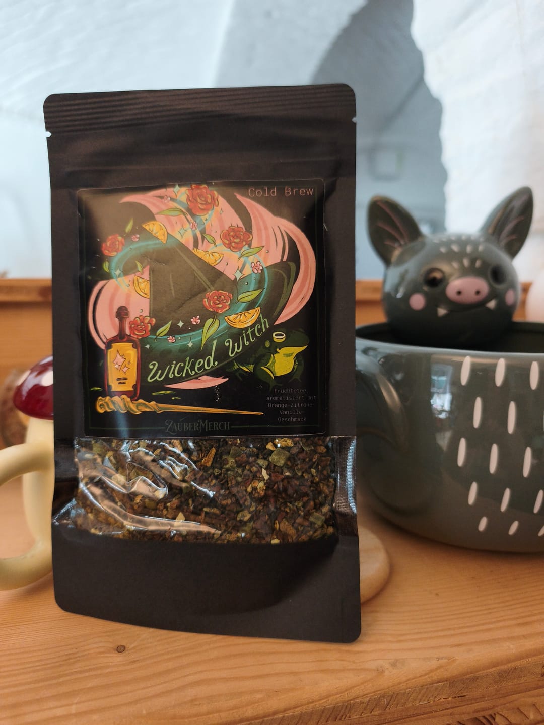 Customer photo review of Wicked Witch Cold Brew Tee – Orange Zitrone Vanille Eistee