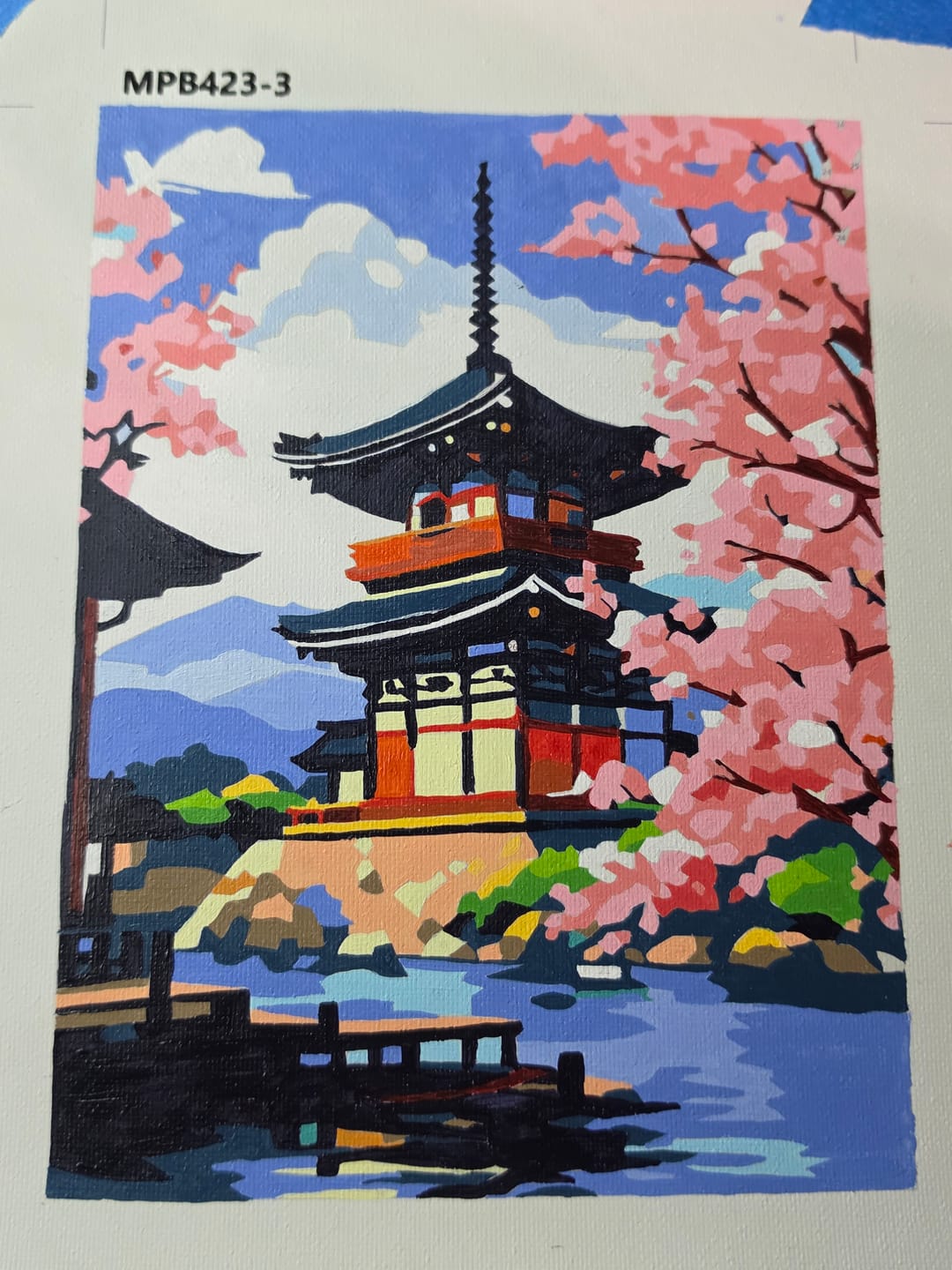 Customer photo review of 6 Mini Paintings - Japanese Landscapes Set