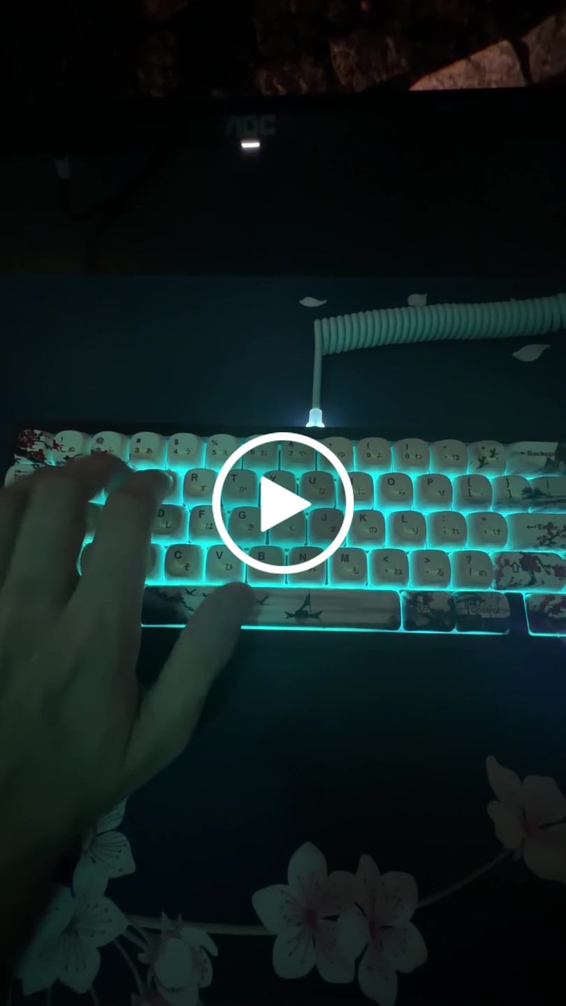 Customer video review of HMX Yogurt S Linear Switch Factory Lubed (10PCS)