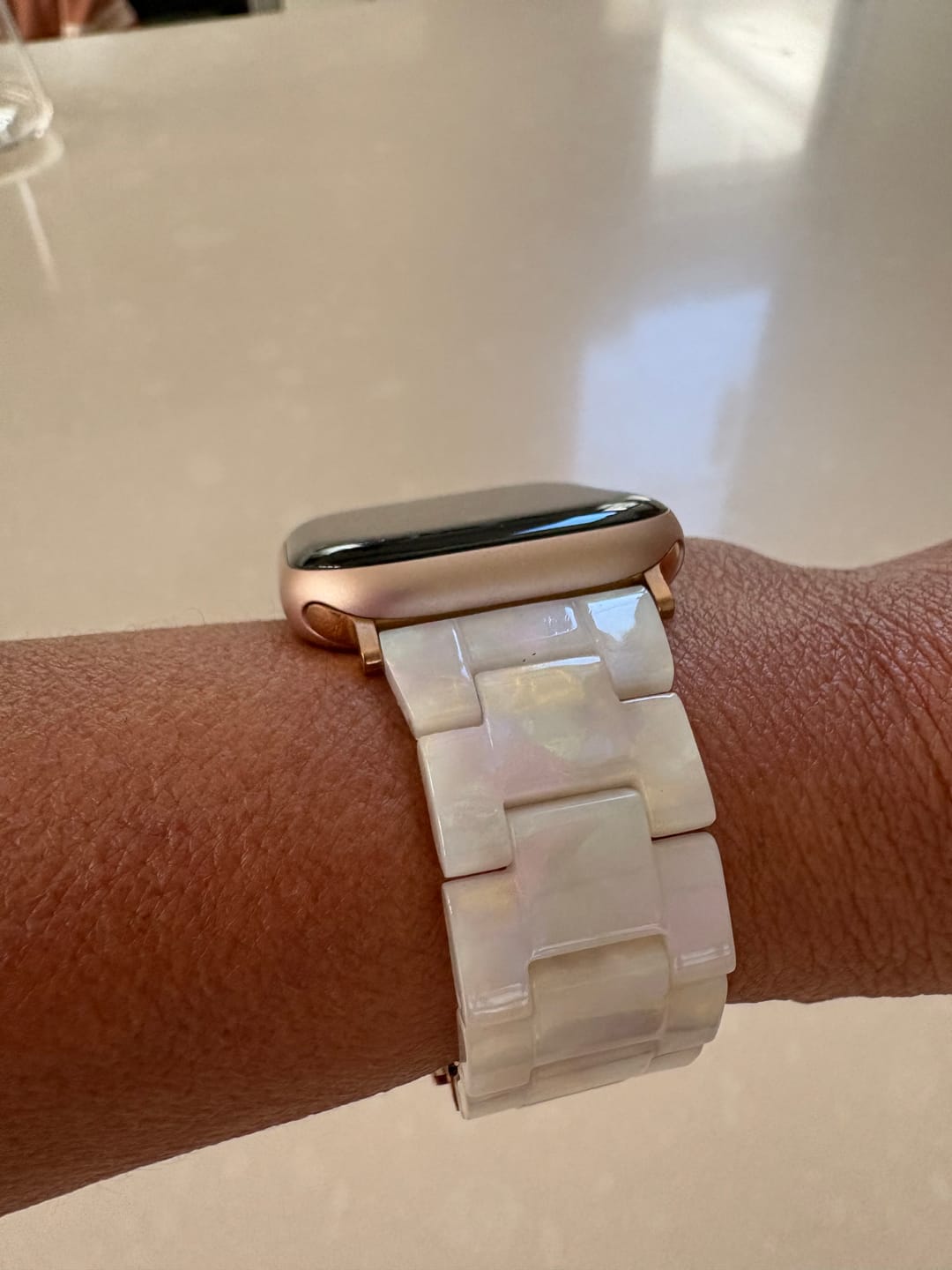Customer photo review of Perla Ceramic Strap