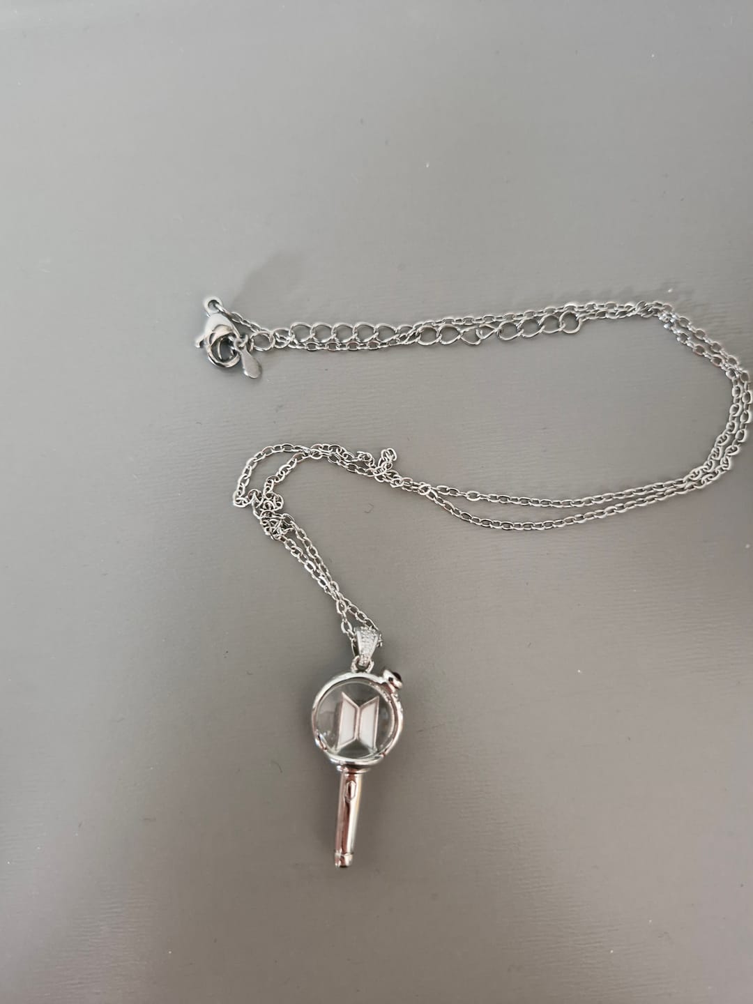 Customer photo review of ARMY BOMB Collarbone Necklace