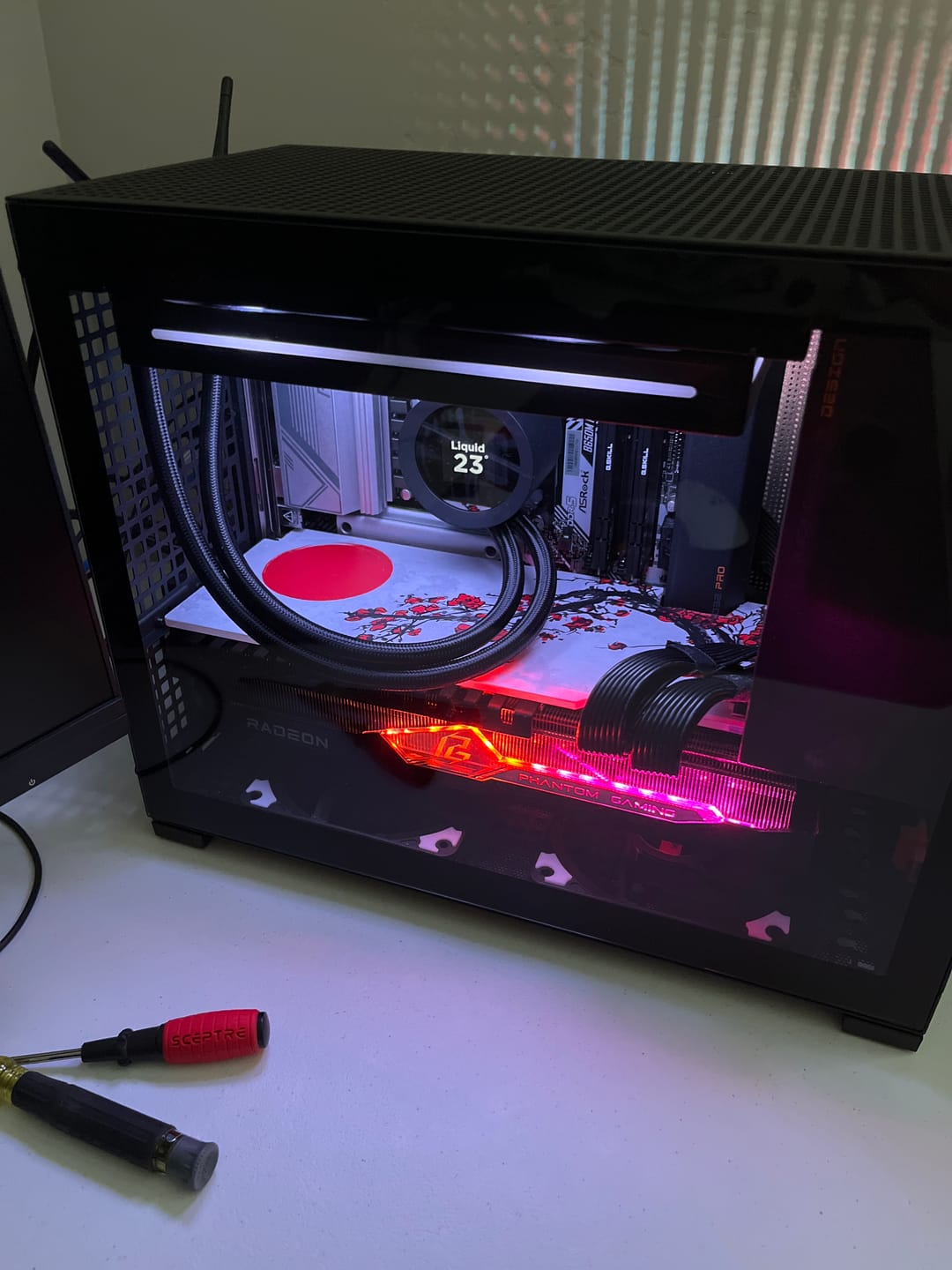 Customer photo review of Nature RGB GPU Backplate