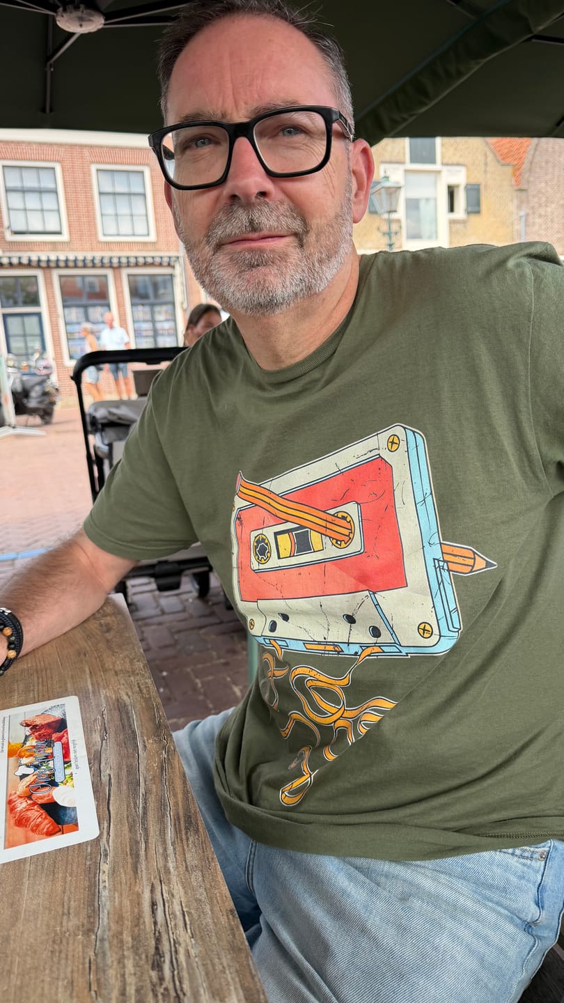 Customer photo review of Oldskool Skills T-Shirt