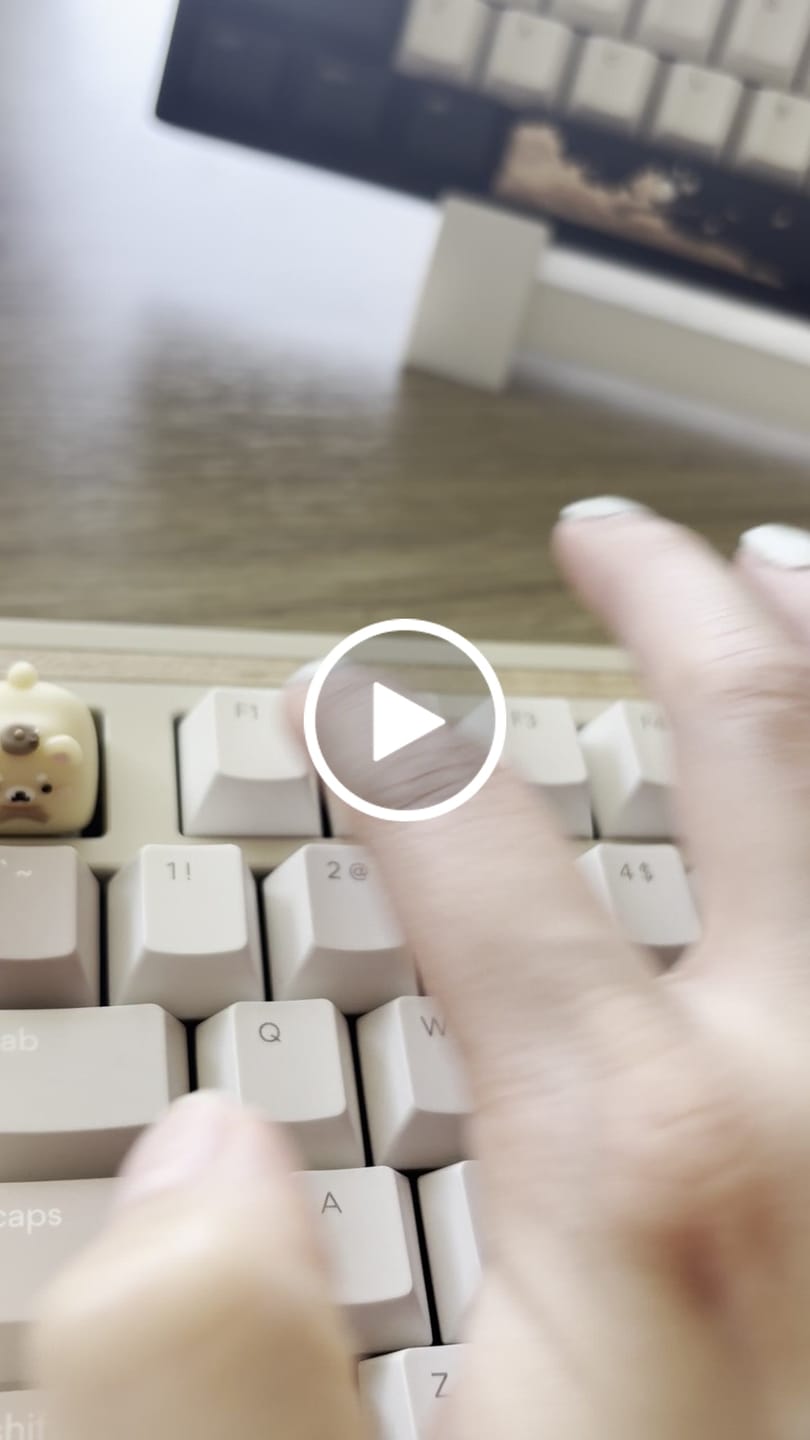 Customer video review of HMX YOGURT S LINEAR SWITCH FACTORY LUBED (10PCS)