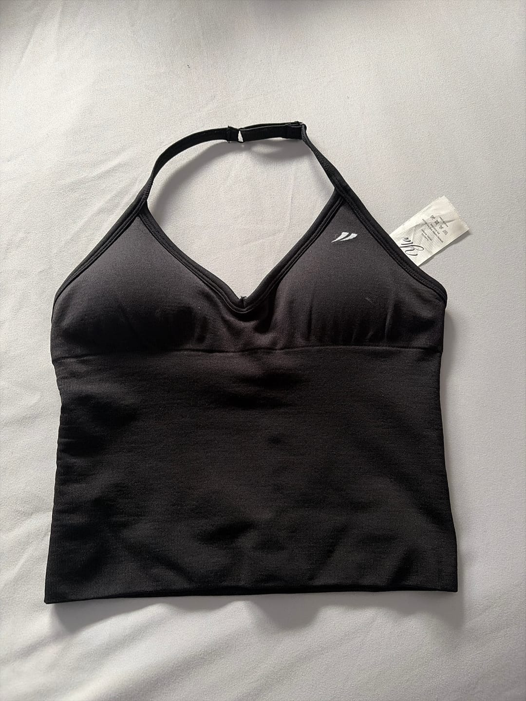 Customer photo review of W4347 Pulse Seamless Halter Tank