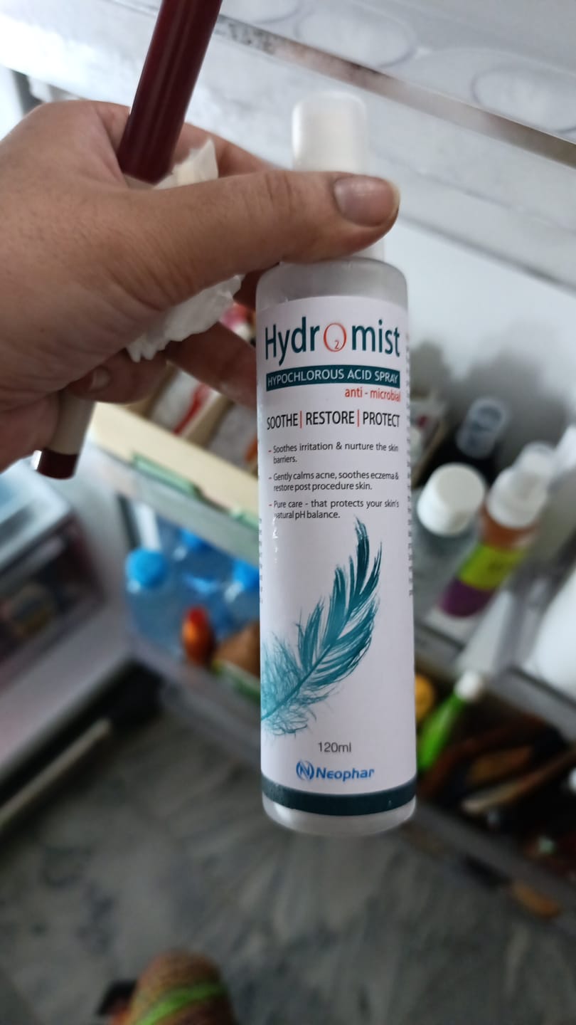 Customer photo review of Hydromist Face Spray