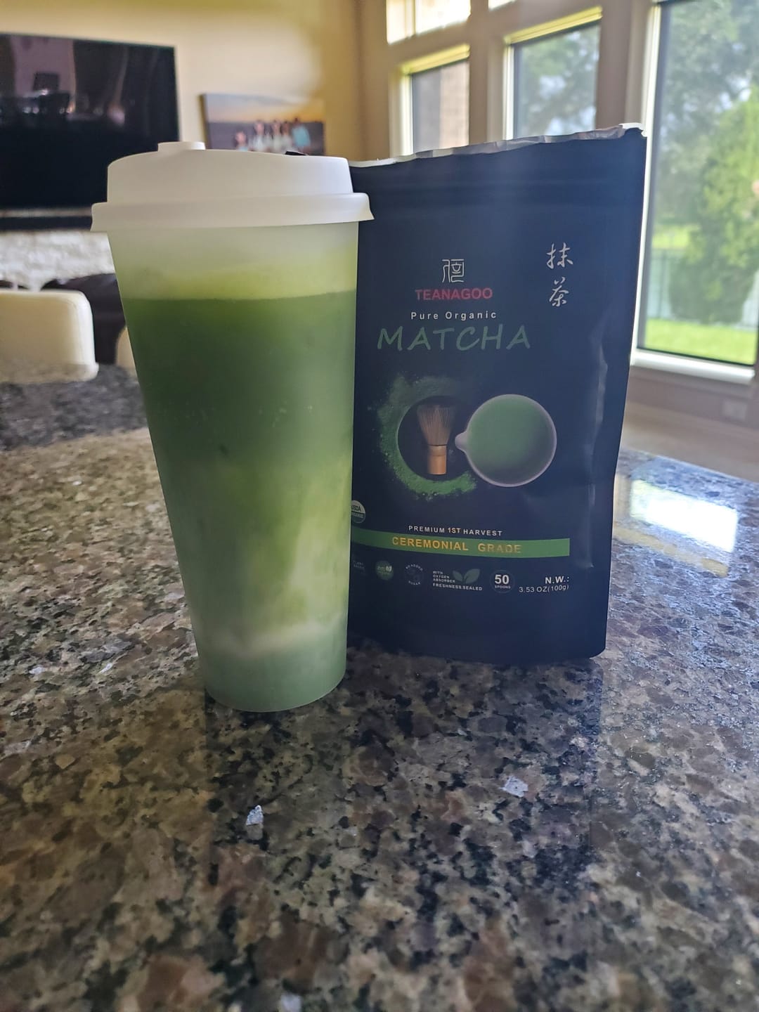 Customer photo review of Matcha Powder-Ceremonial Grade Matcha