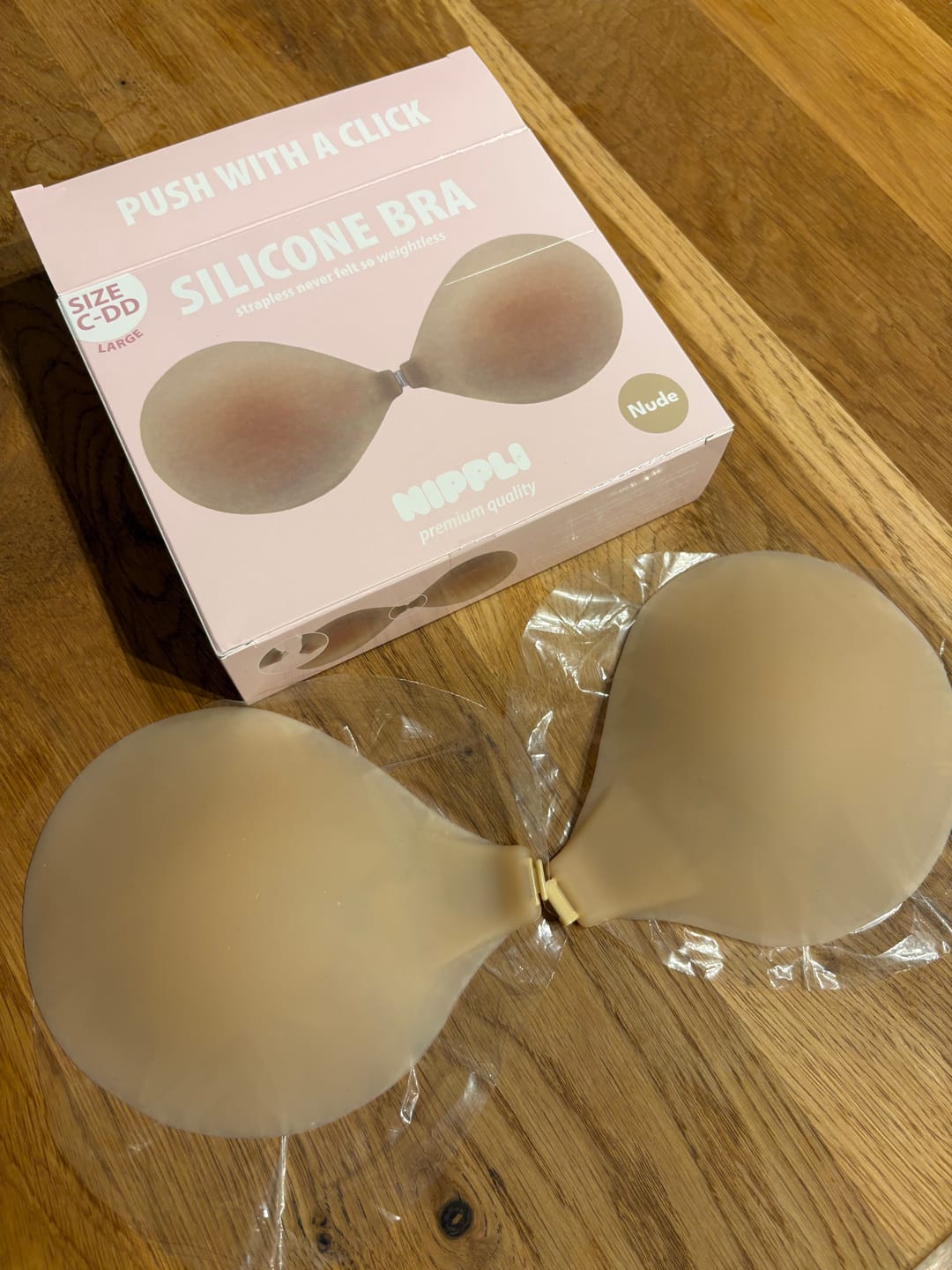 Customer photo review of Silicone Bra