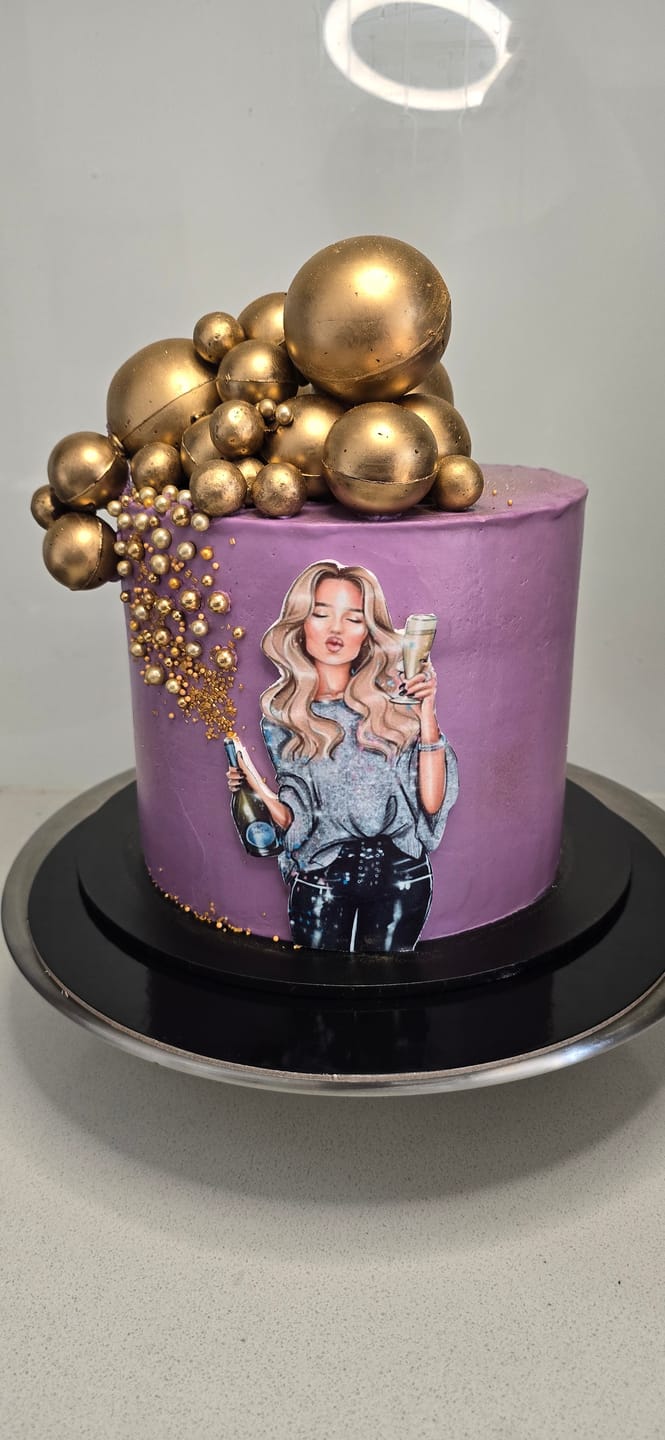 Customer photo review of A5 Rectangle Custom Edible Icing Image