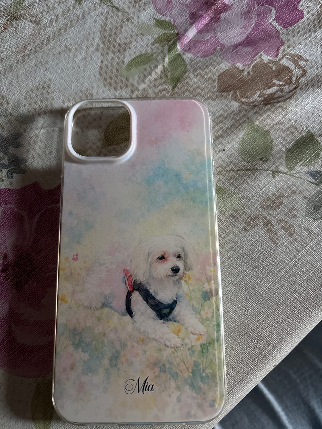 Customer photo review of Personalisierte Handyhülle - Aquarell