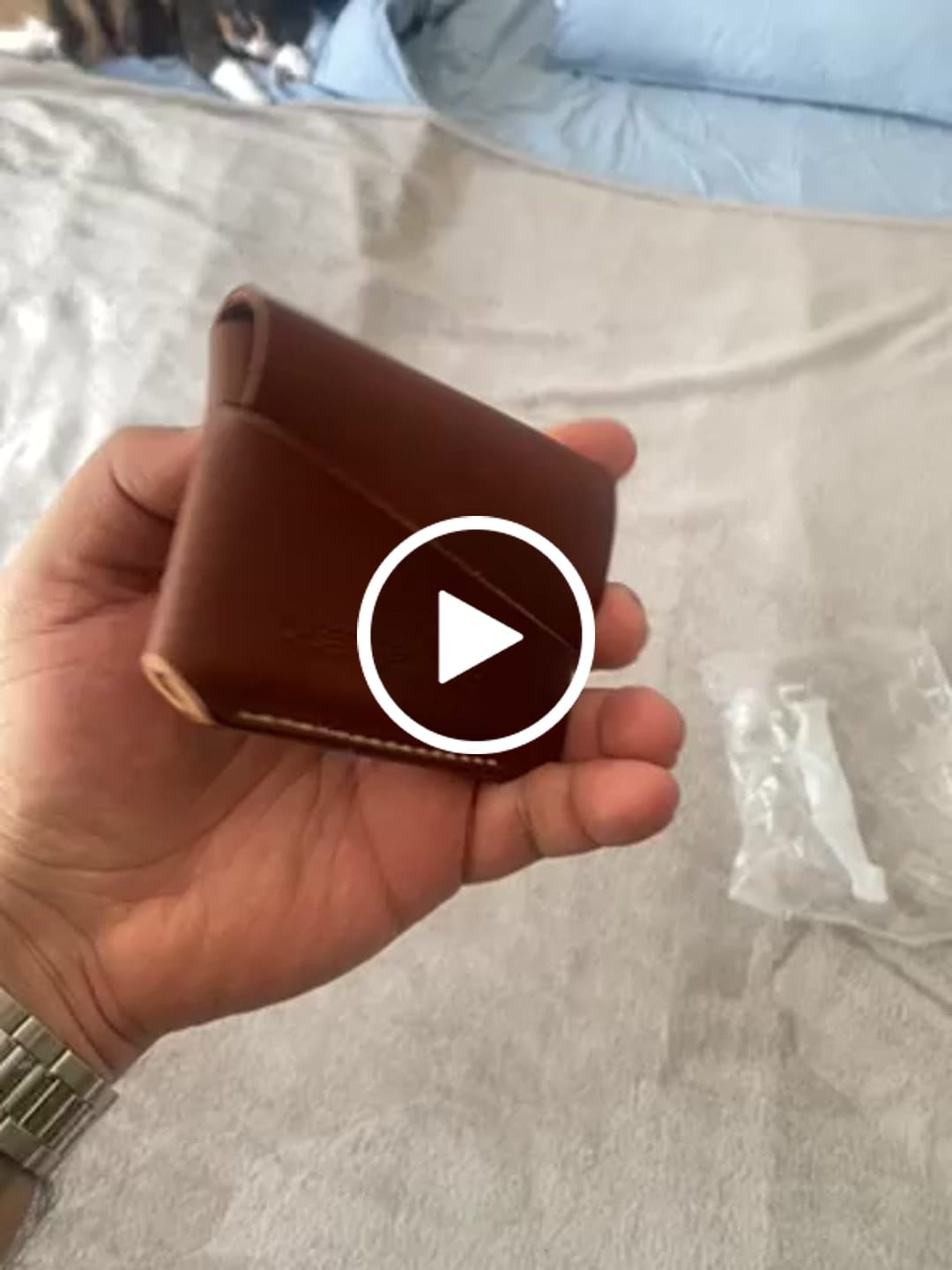 Customer video review of Plånbok Max