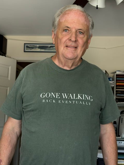 Customer photo review of Gone Walking T-Shirt