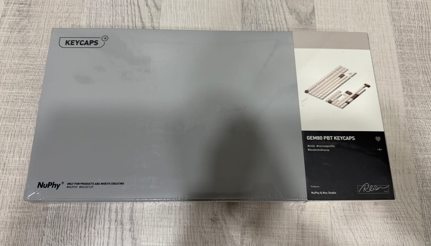 Customer photo review of NuPhy Gem PBT Tuş Takımı