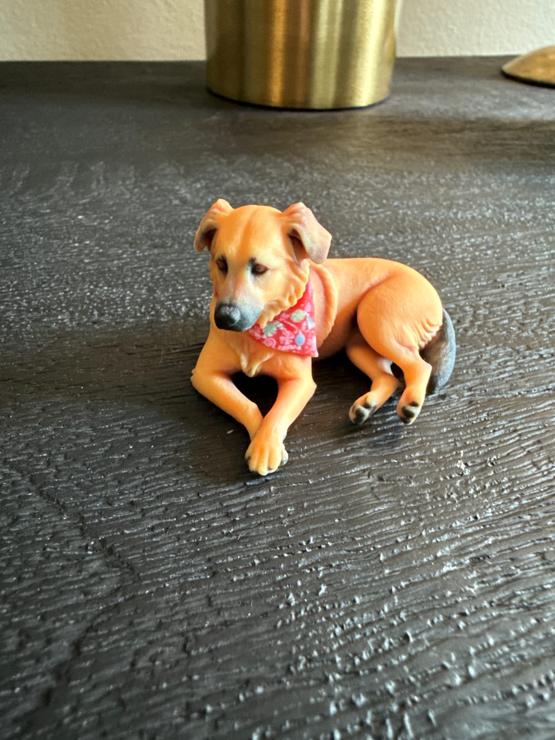 Customer photo review of Personalized Pet 3D Figurine from Photo