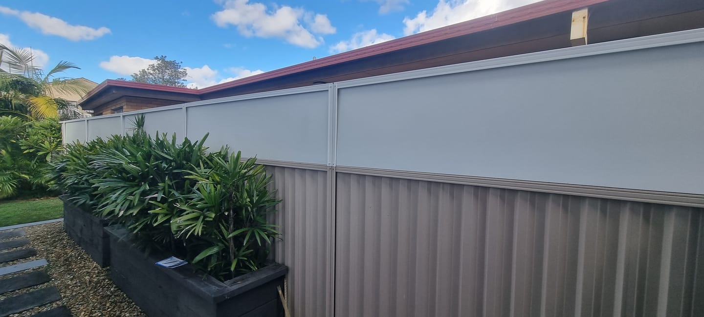 Customer photo review of Fence Extensions for Colorbond Fences