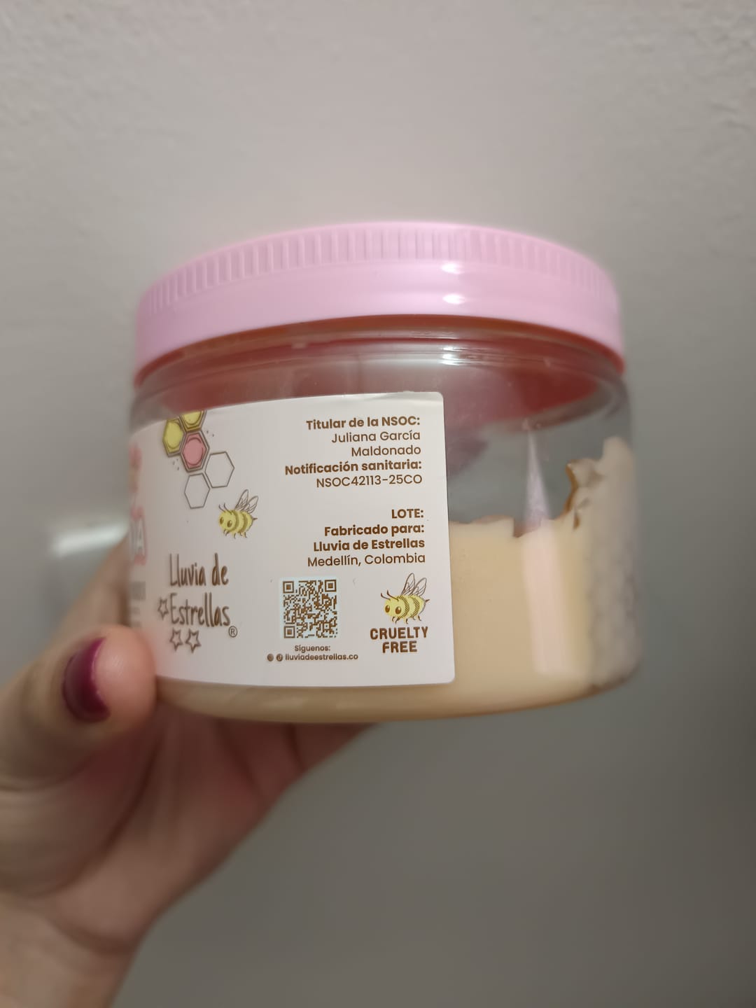Customer photo review of LINEA MIEL ROSADA