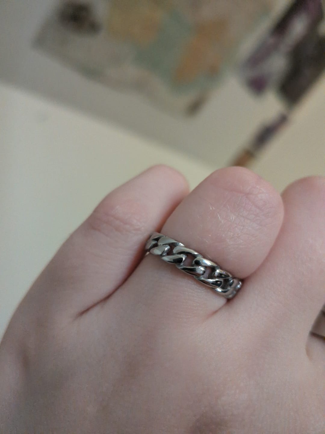 Customer photo review of MINI CUBAN RING