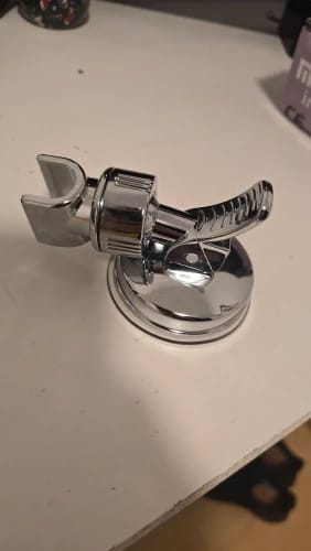 Customer photo review of Adjustable Suction Cup Shower Head Holder (No Drill)