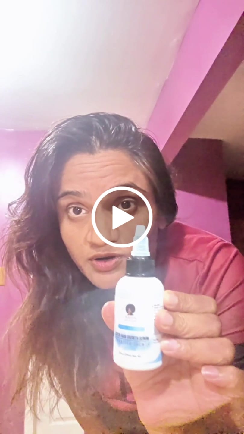 Customer video review of Super Hair Growth Serum