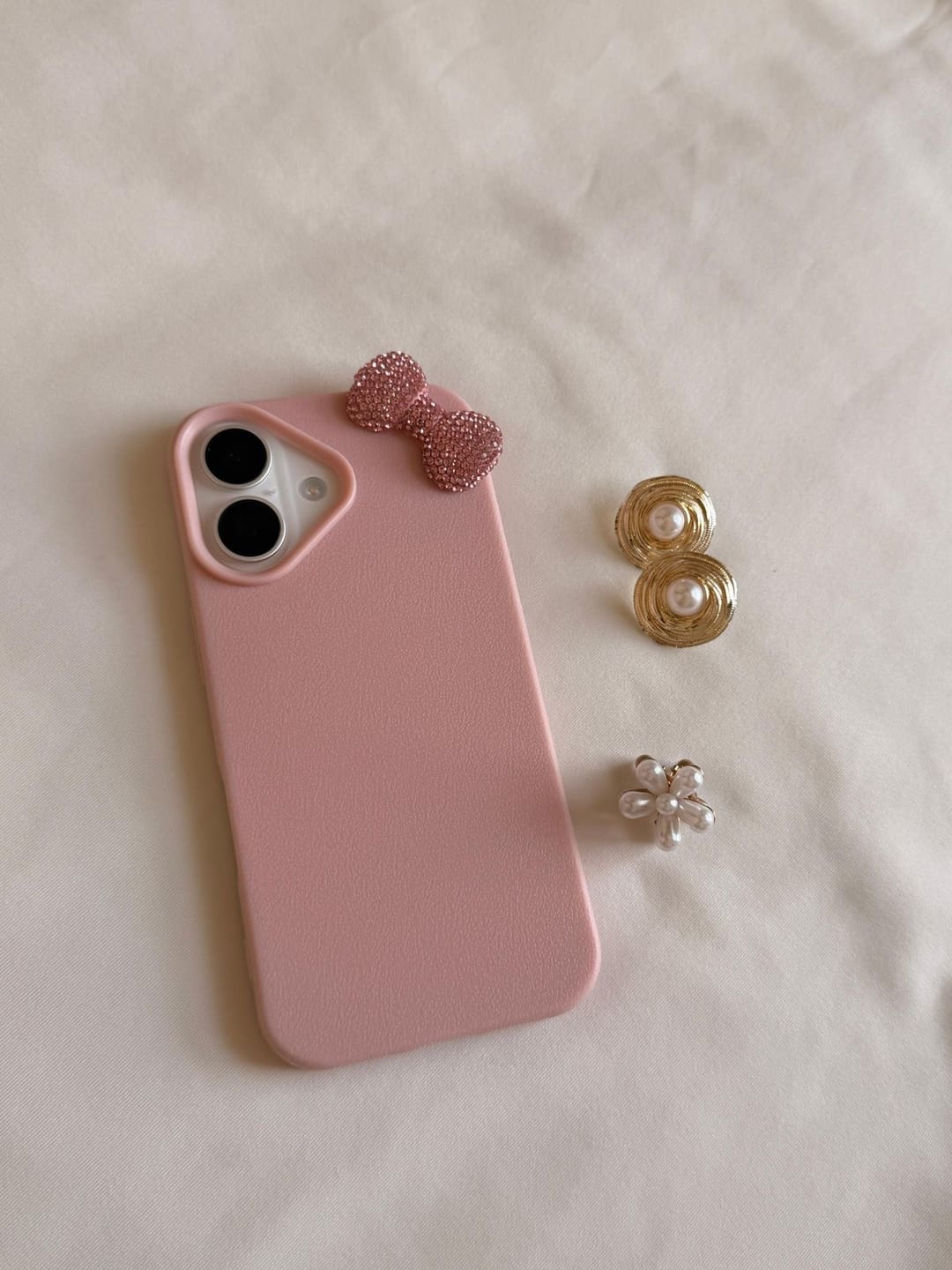 Customer photo review of Flower Designer Case For iPhone With Flower Charm
