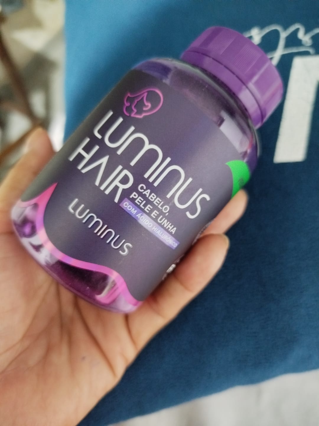 Customer photo review of Luminus Hair Caps