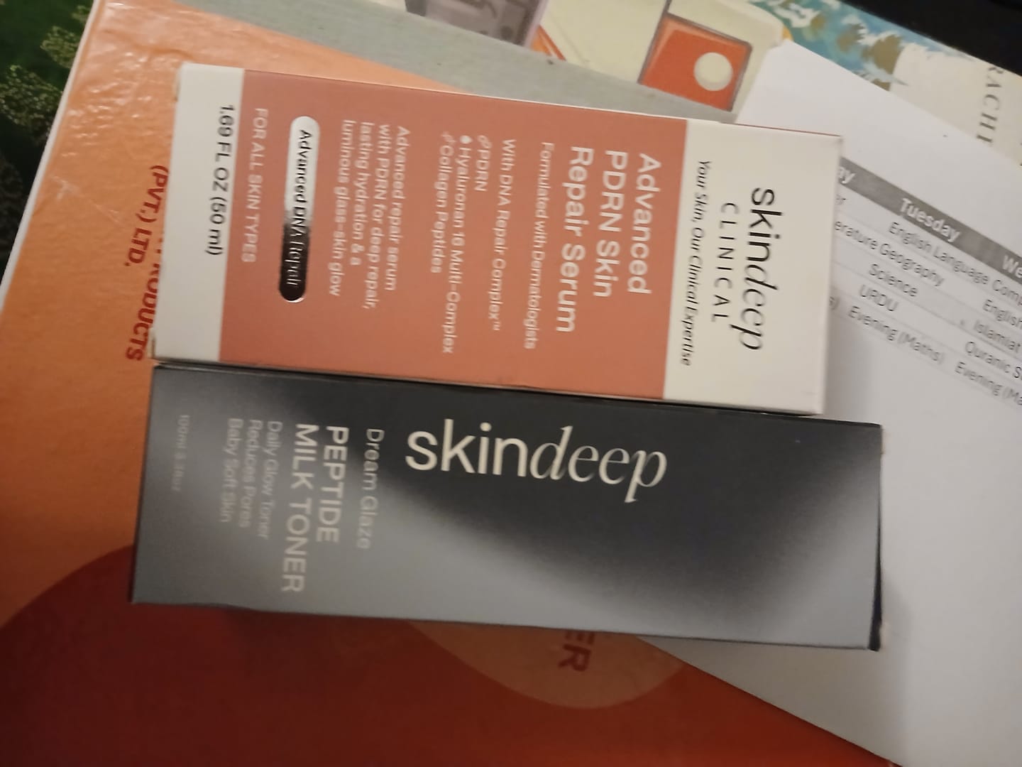 Customer photo review of Advanced PDRN Skin Repair Serum