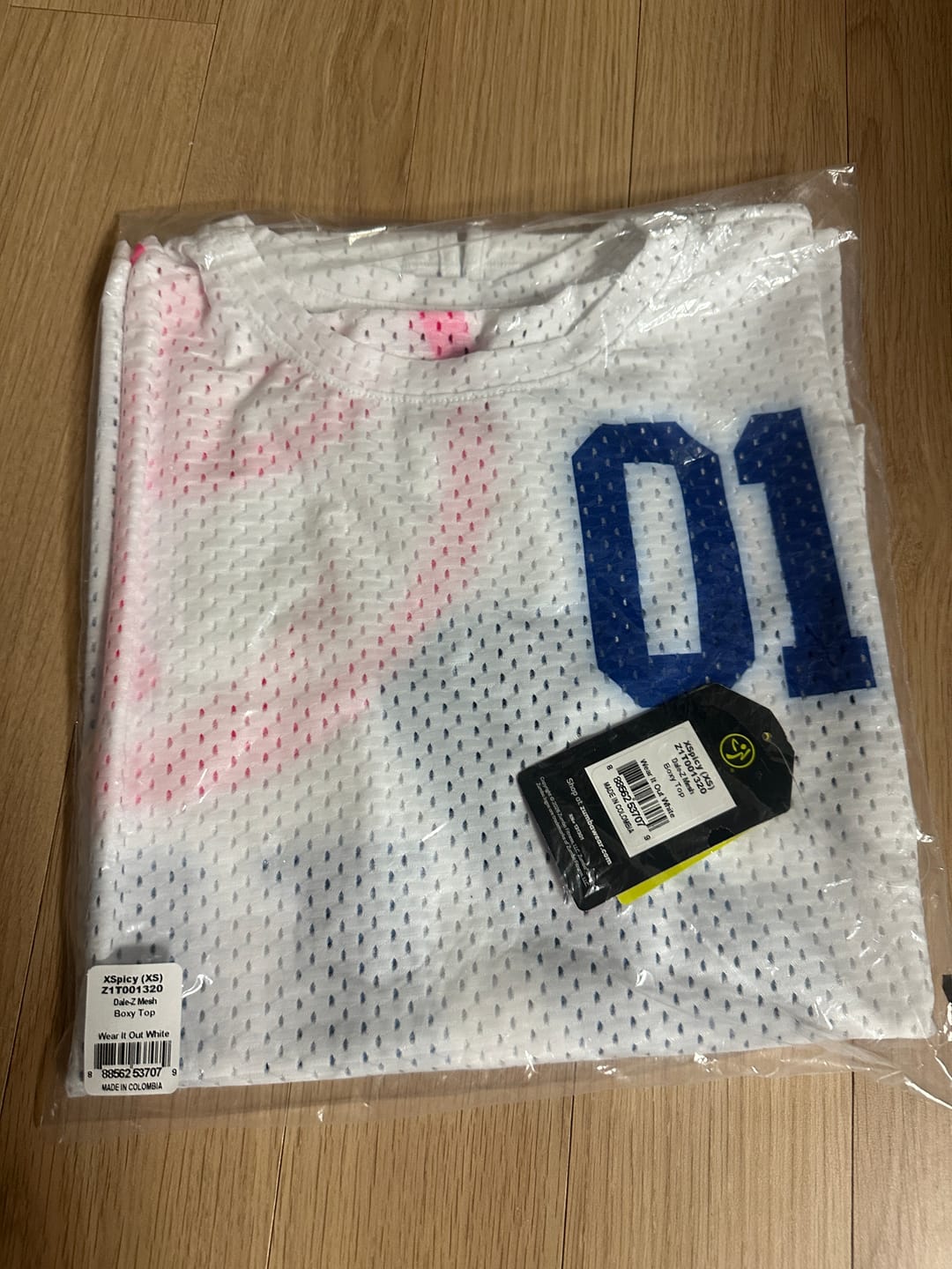 Customer photo review of Dale-Z Mesh Boxy Top