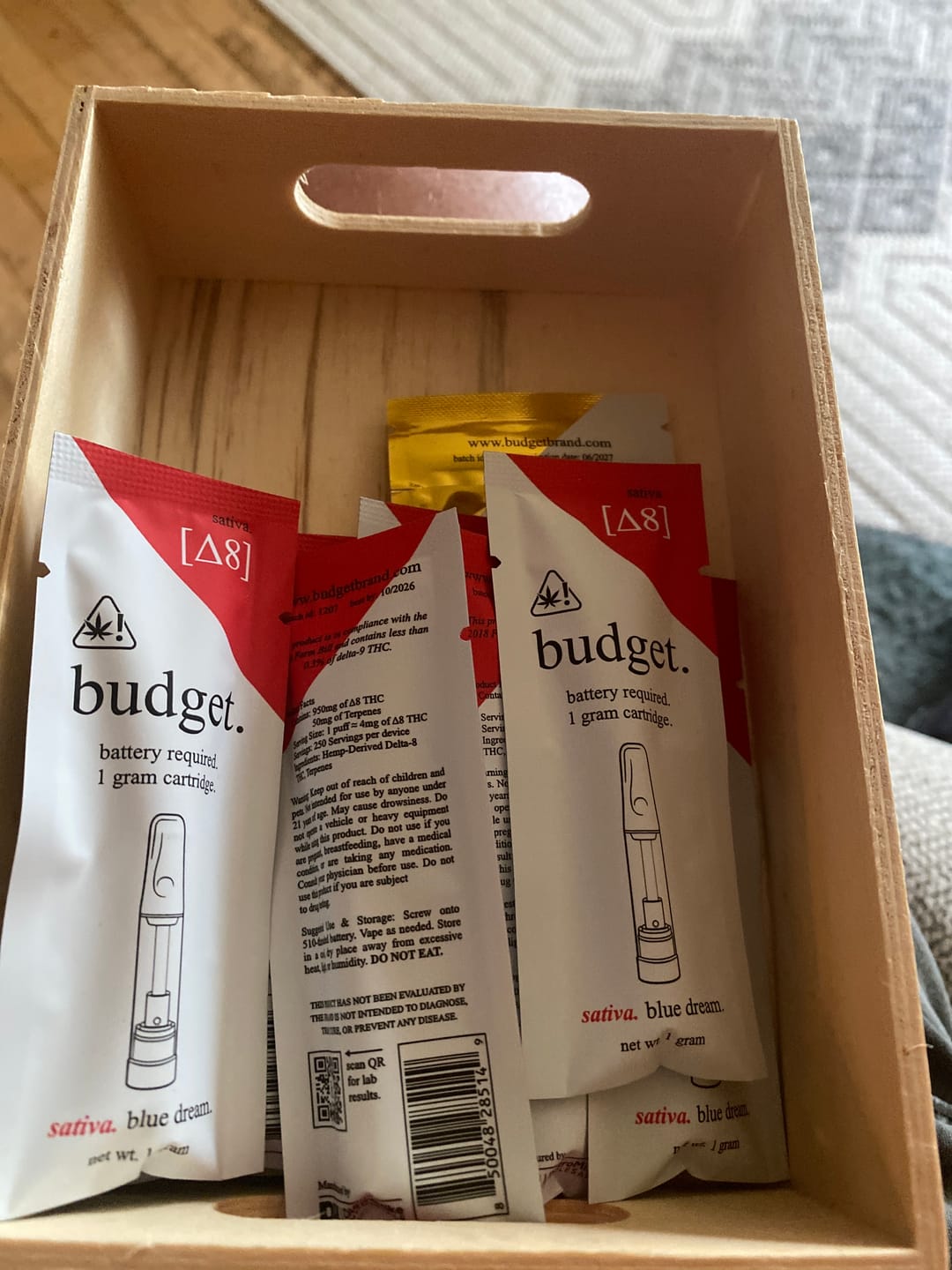 Customer photo review of 1 Gram Delta-8 THC Vape Cartridge | Blue Dream - Sativa