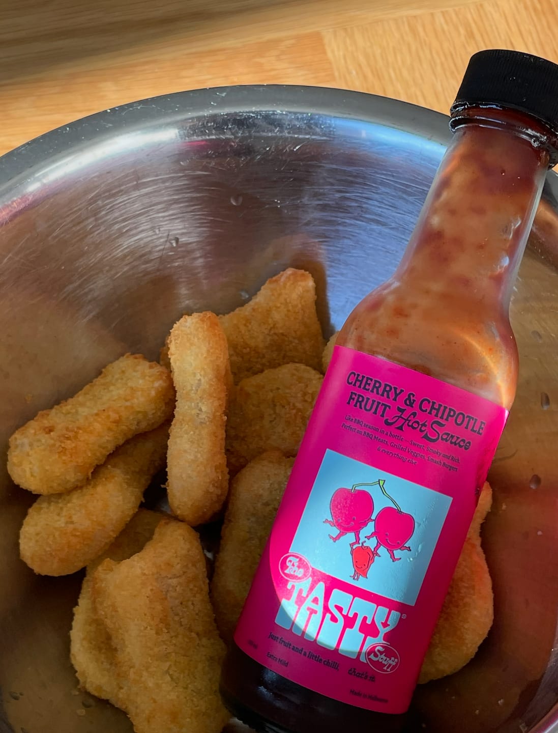 Customer photo review of Cherry & Chipotle Fruit Hot Sauce 150ml