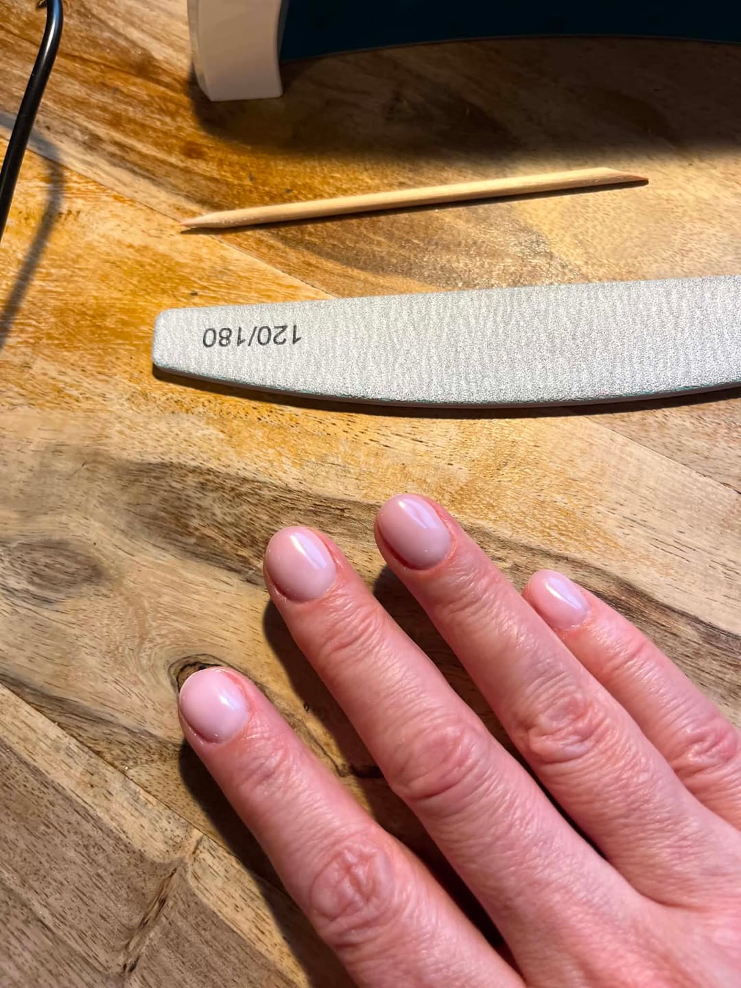 Customer photo review of Semilac One Step 3in1 We Care UV Gel Polish Bottle 252 Milky Pink 11ml