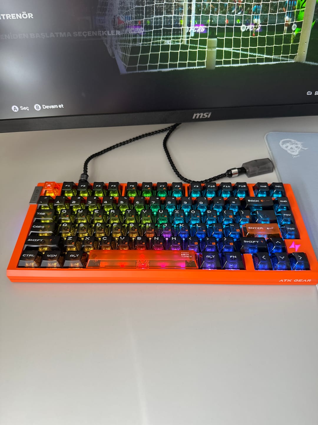 Customer photo review of ATK RS7 Air Klavye (Manyetik Switch / HE)