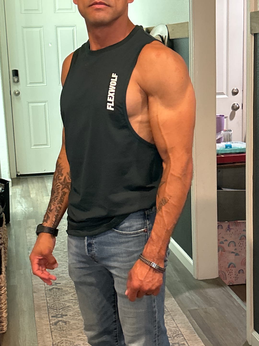 Customer photo review of Flex Arm Tank