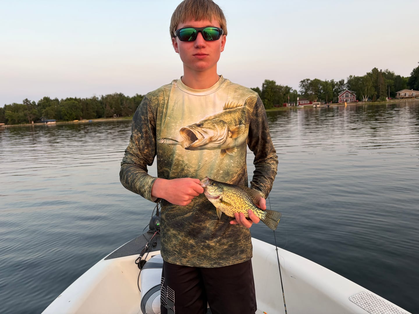 Customer photo review of Performance Fishing Long Sleeve - Nightfall Timber Walleye - TBT181