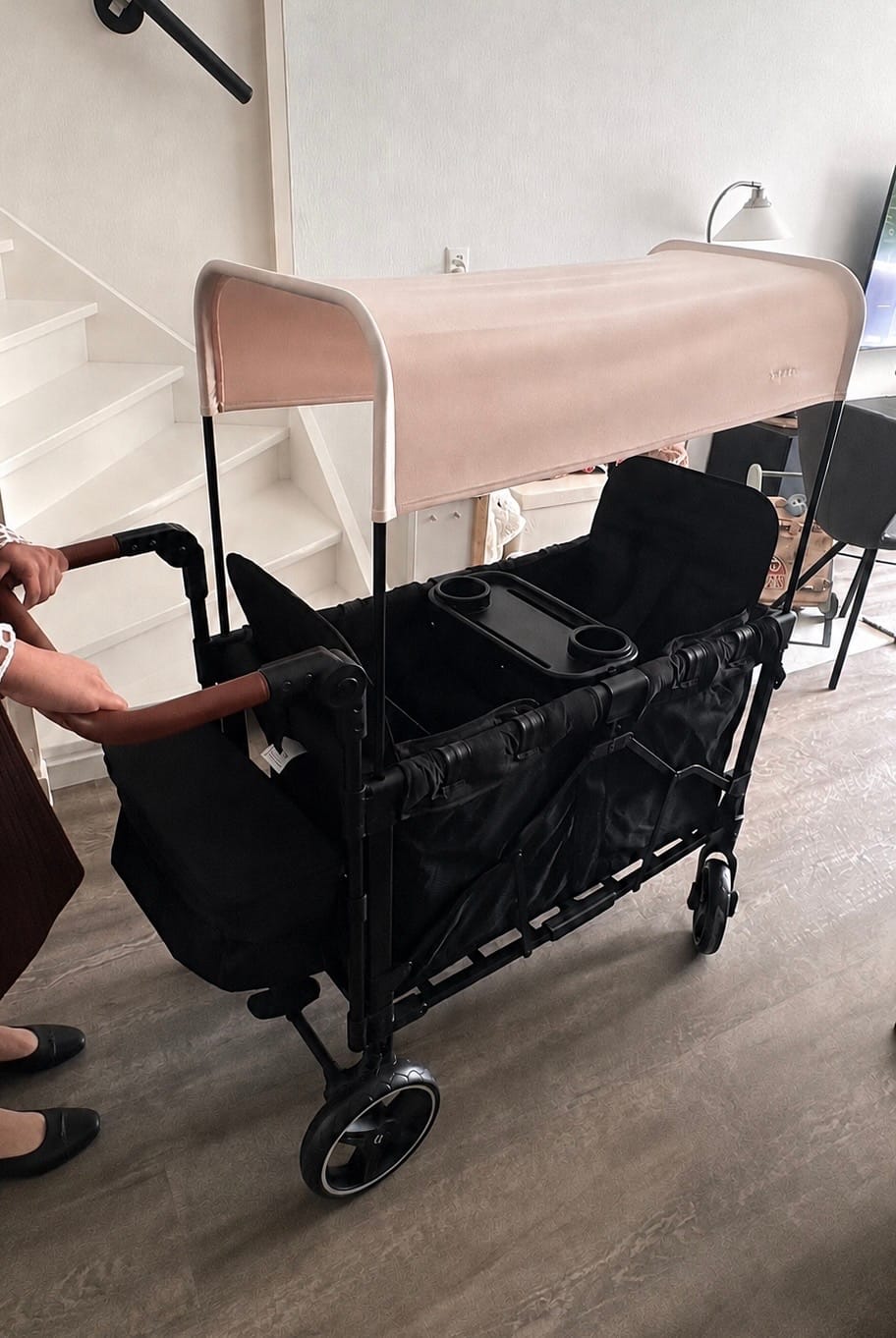 Customer photo review of P-Series Luxe 2-zits Kinderkar