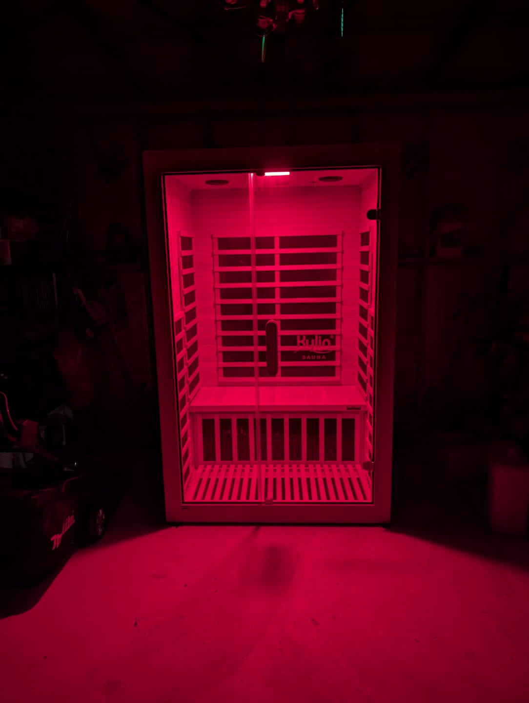 Customer photo review of Kylin Low EMF Carbon Infrared Sauna Room 2 Person H6203 (Floor Heater included)