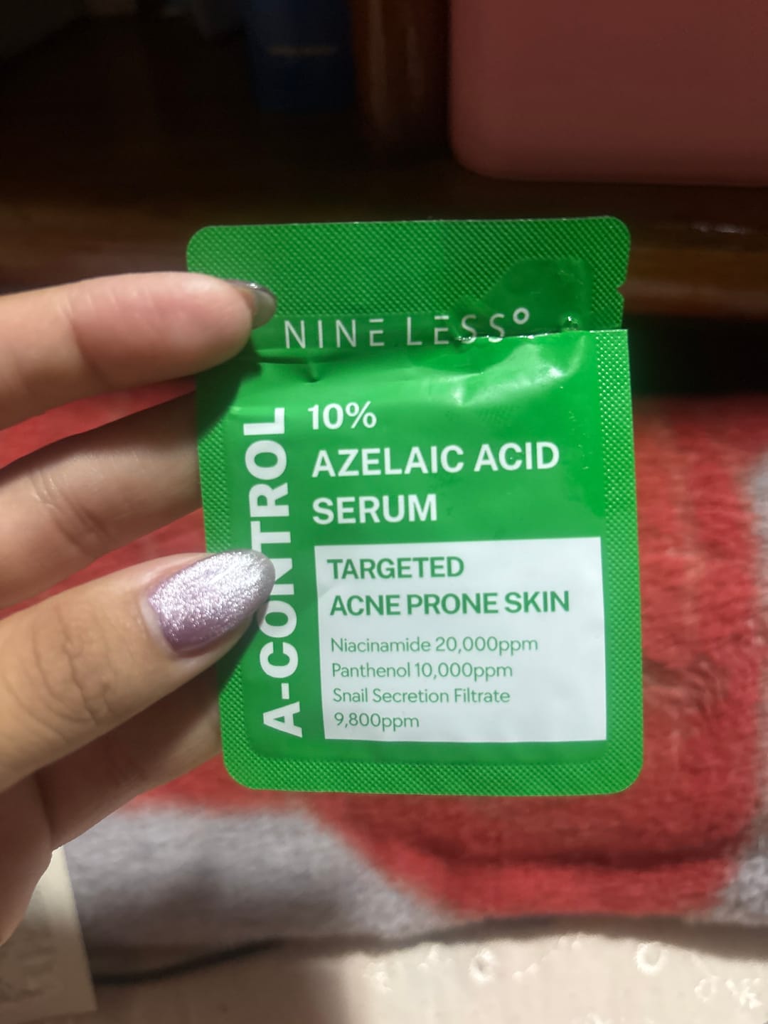 Customer photo review of A-Control Azelaic Acid Serum 2ml