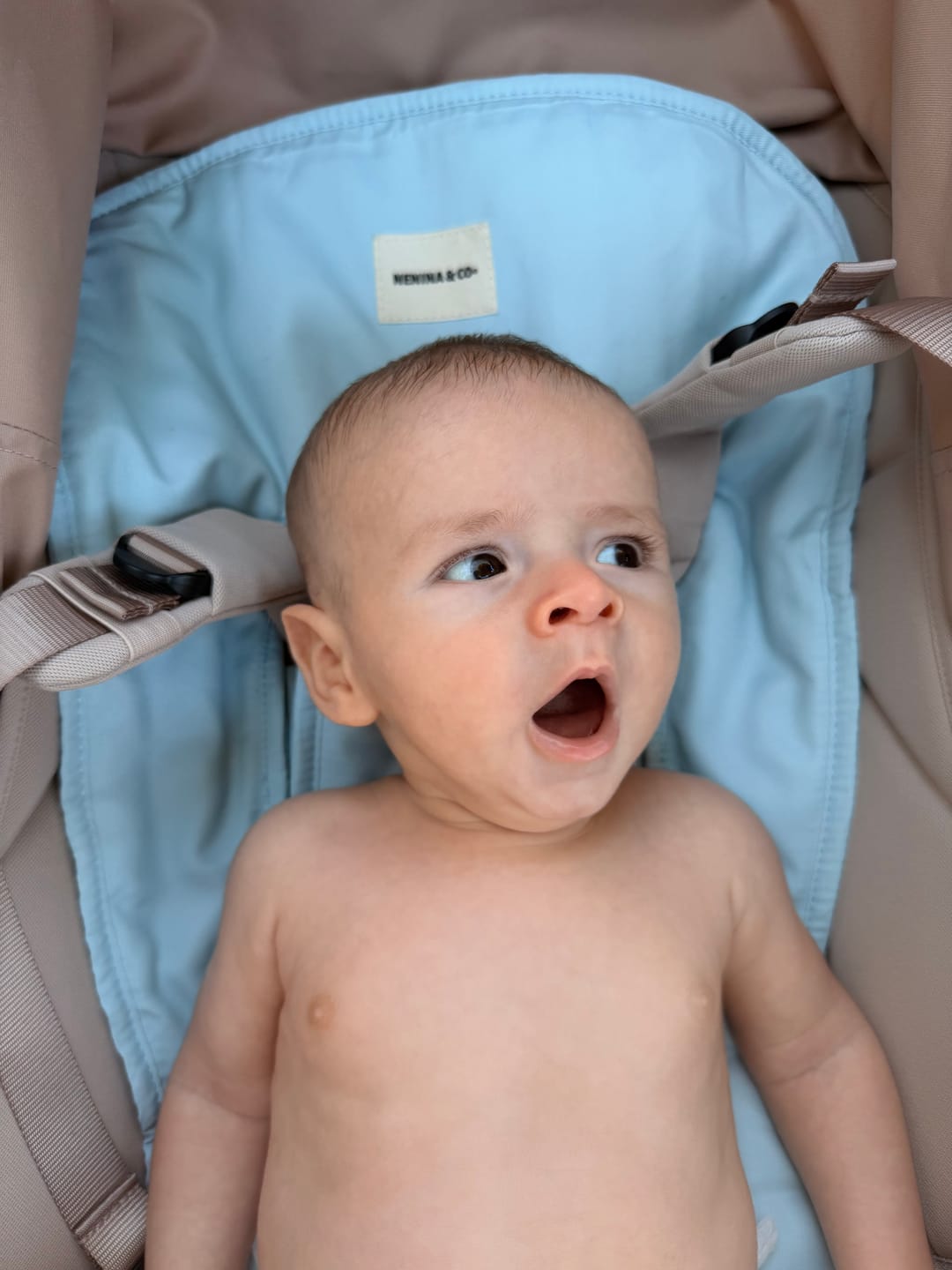 Customer photo review of Colchoneta Universal Silla de Paseo Todo el Año (80x34)Dusty blue + Regalo PRE SALE 30/8