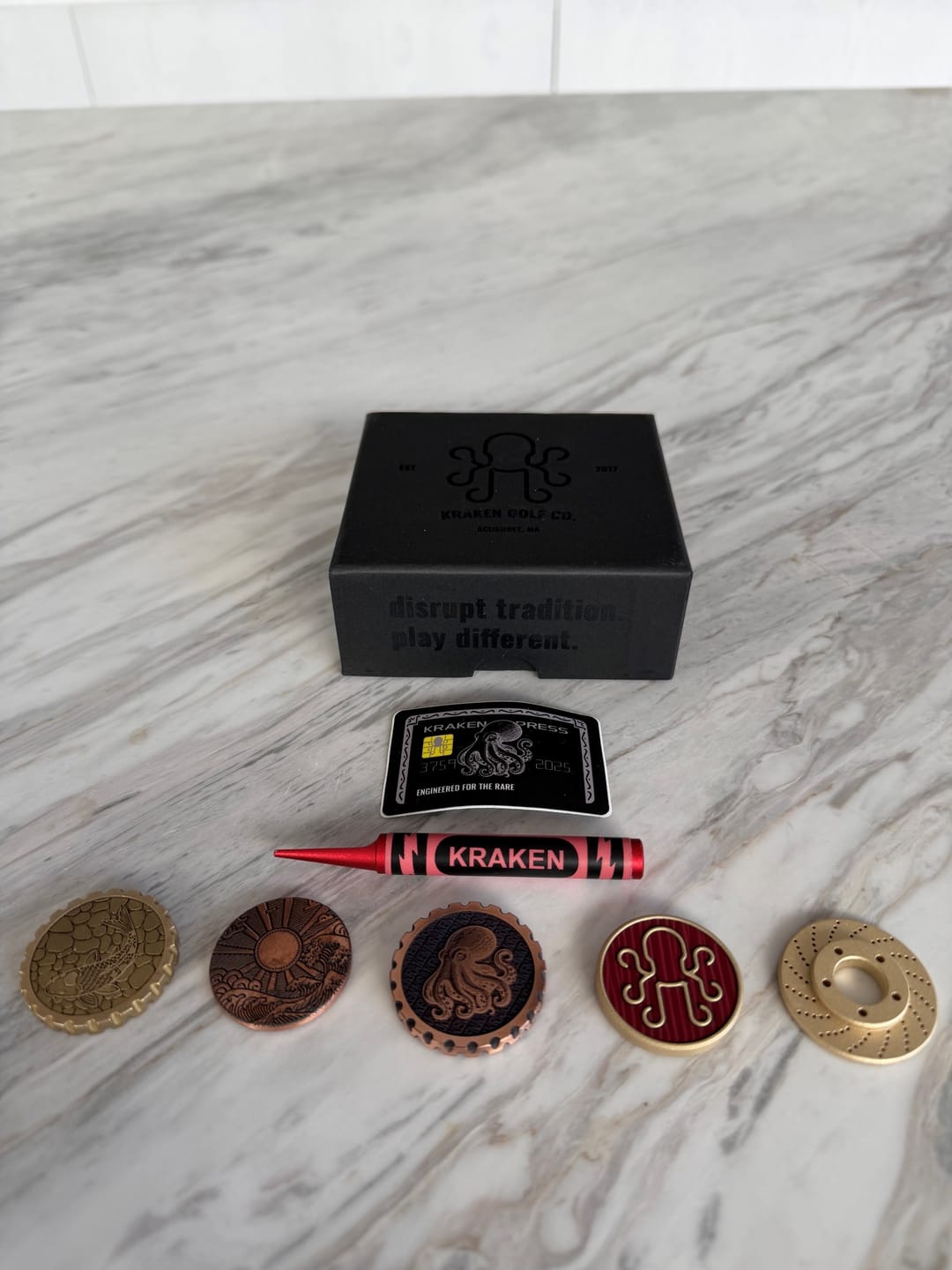 Customer photo review of The Octopus Coin — Copper